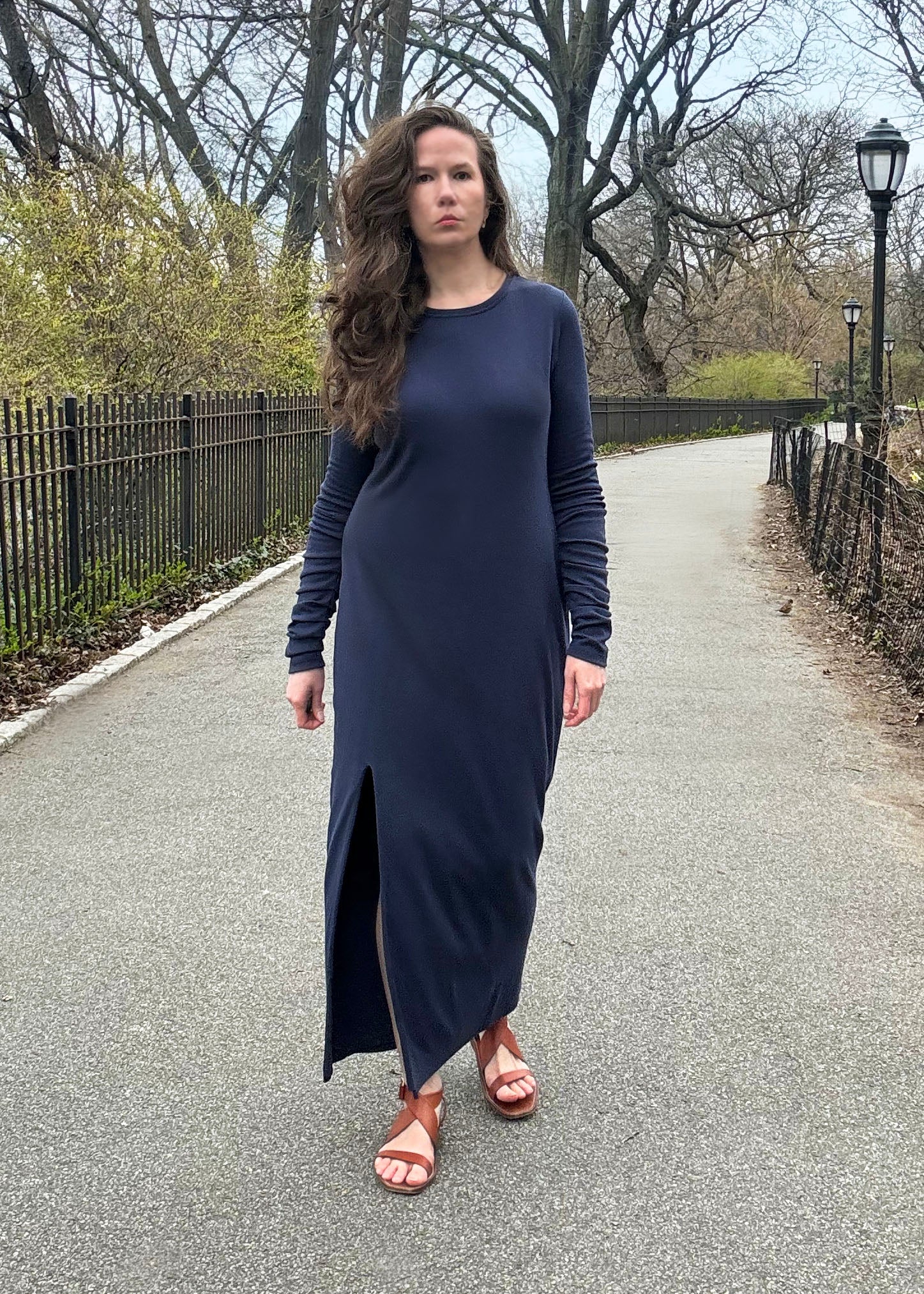 Eve Knit Maxi Dress in Navy – Amanda Lynnae